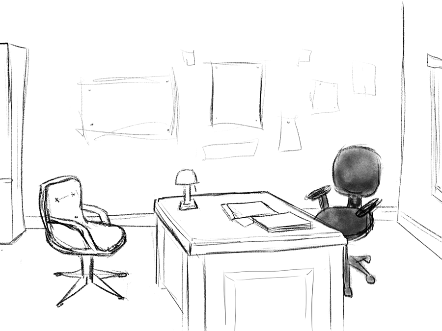 office sketch